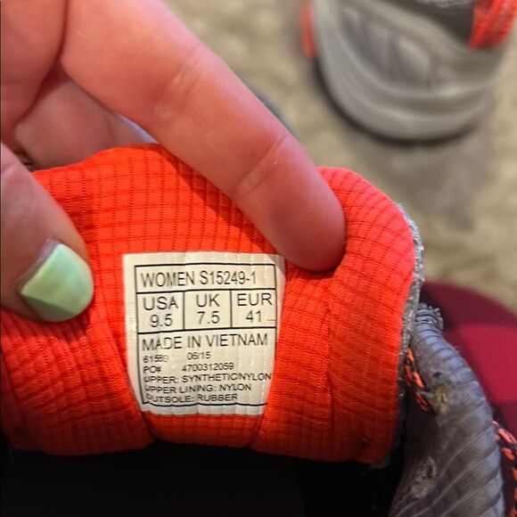 Saucony Excursion TR 9 Gray and‎ Orange Trail Running Shoes - Picture 8 of 8